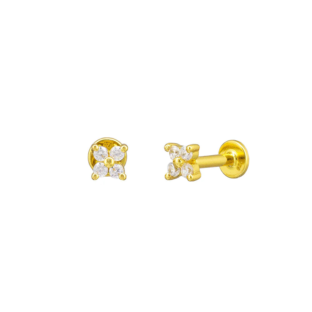Diya Cartilage Earrings - Gold