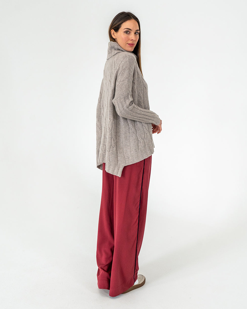 Sinead Cable Knit - Natural