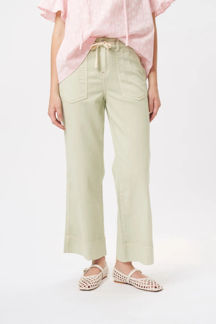 Sofia Pant - Pistachio Green