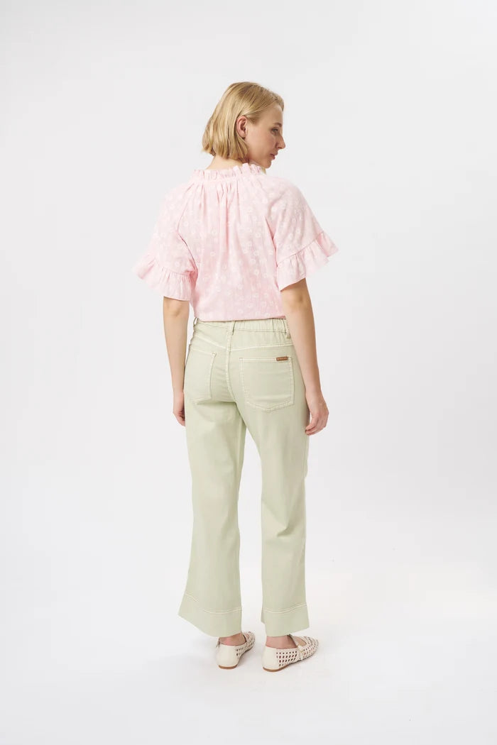 Sofia Pant - Pistachio Green