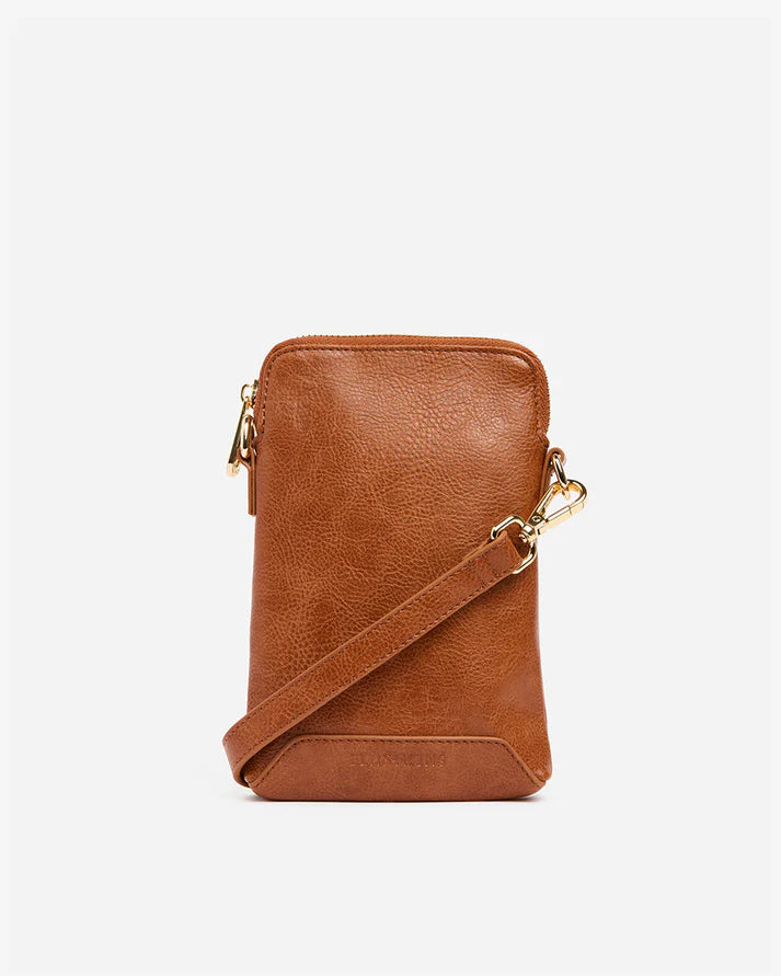 Sullivan Phone bag - Tan Pebble