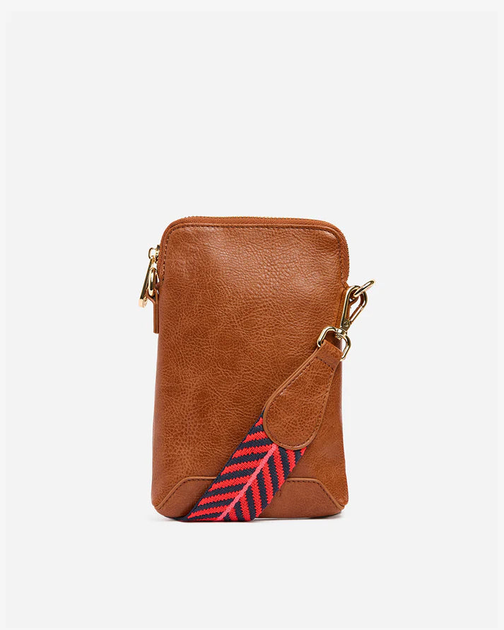 Sullivan Phone bag - Tan Pebble