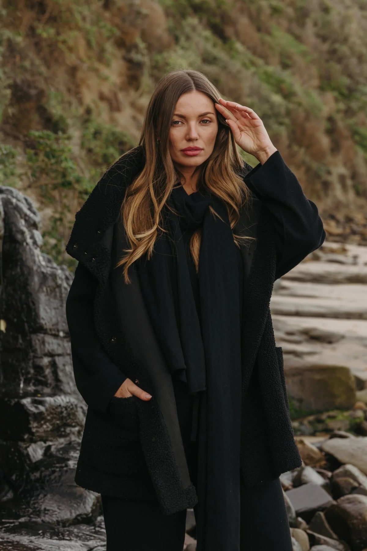 Sherpa Cuddle Gillet - Noir