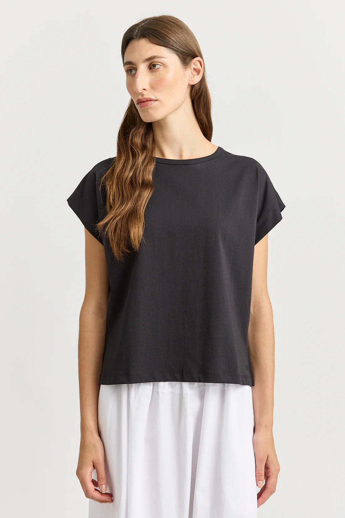 Crew Neck Tank - Black