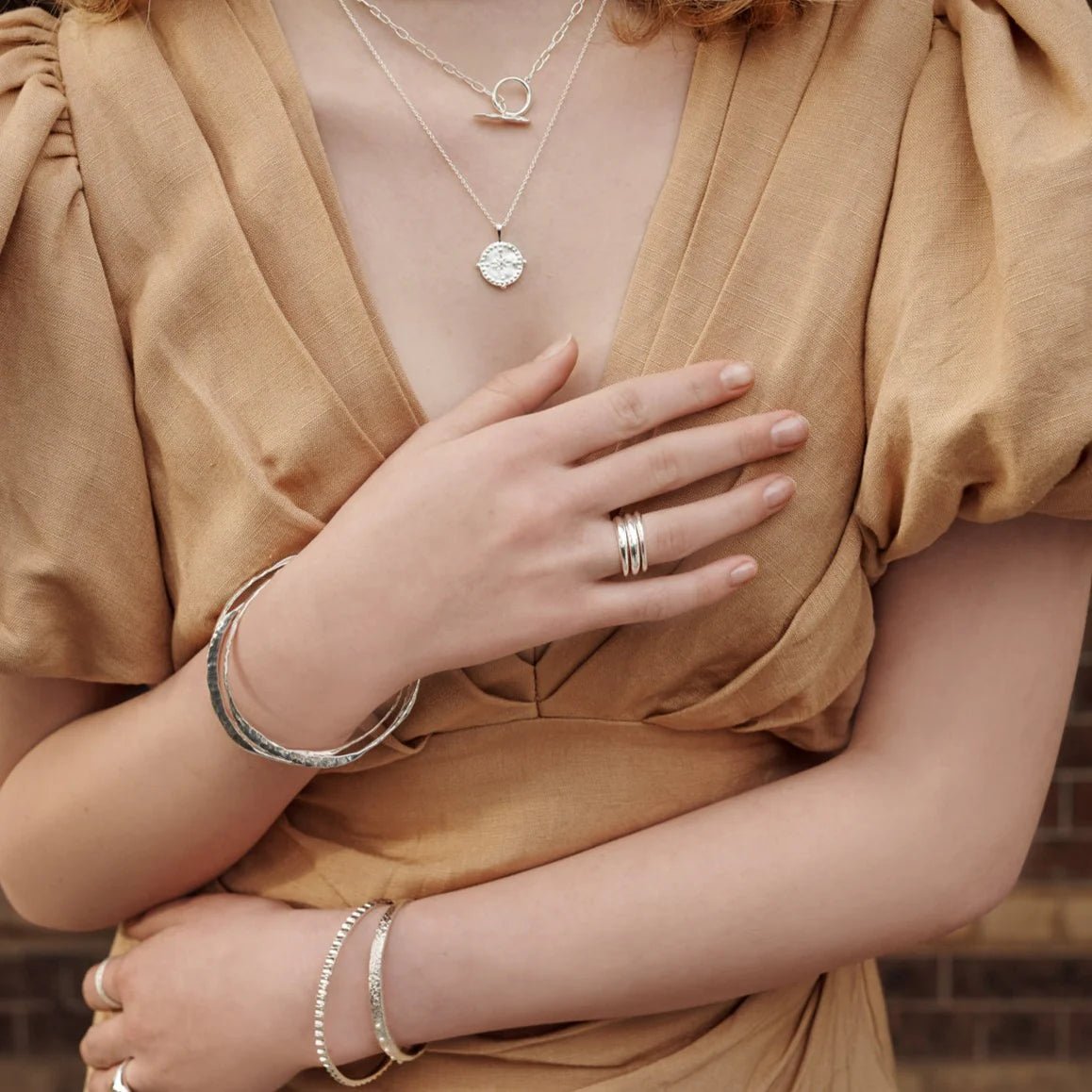 Vintage Wave Ring - Silver (7)