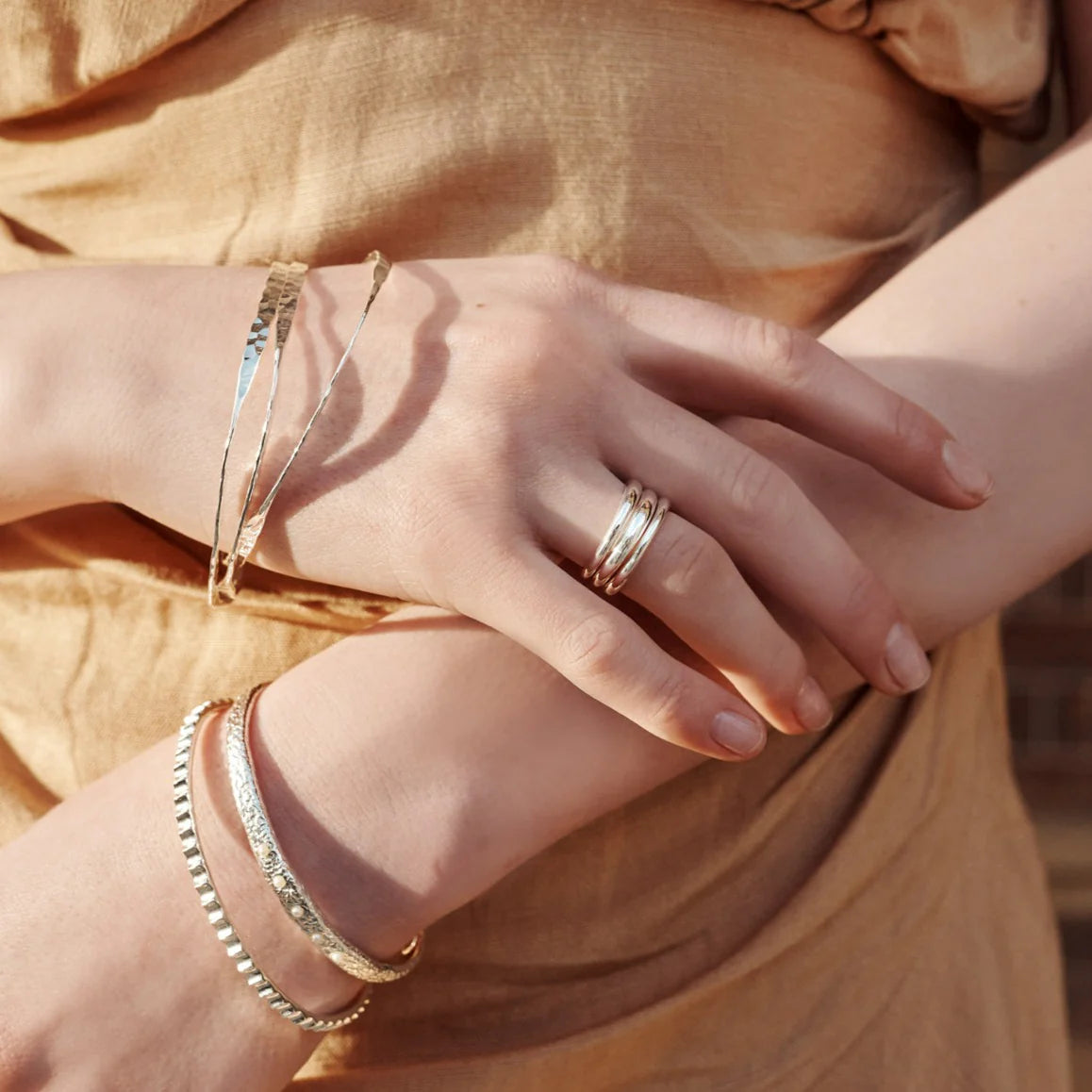 Vintage Wave Ring - Silver (7)