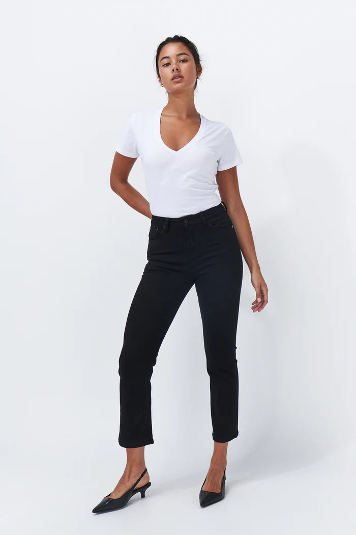 VACAY JEAN - HEMMED | BLACK