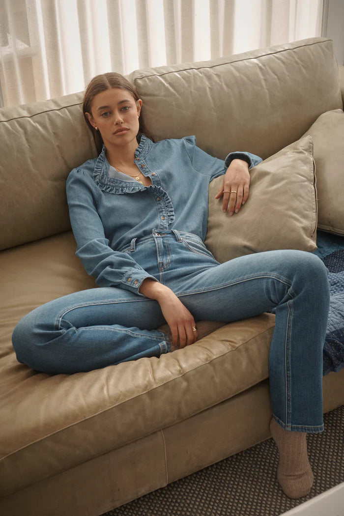 Vacay Jean Long - Dakota Wash