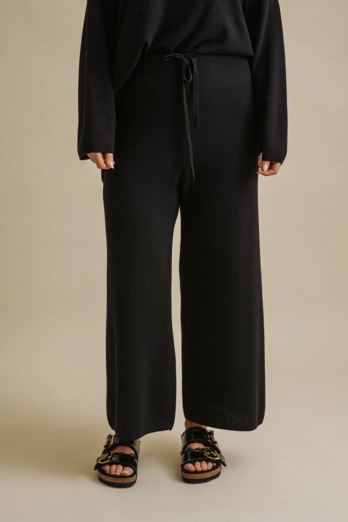 Winter Retreat Merino Cotton Pant - Noir