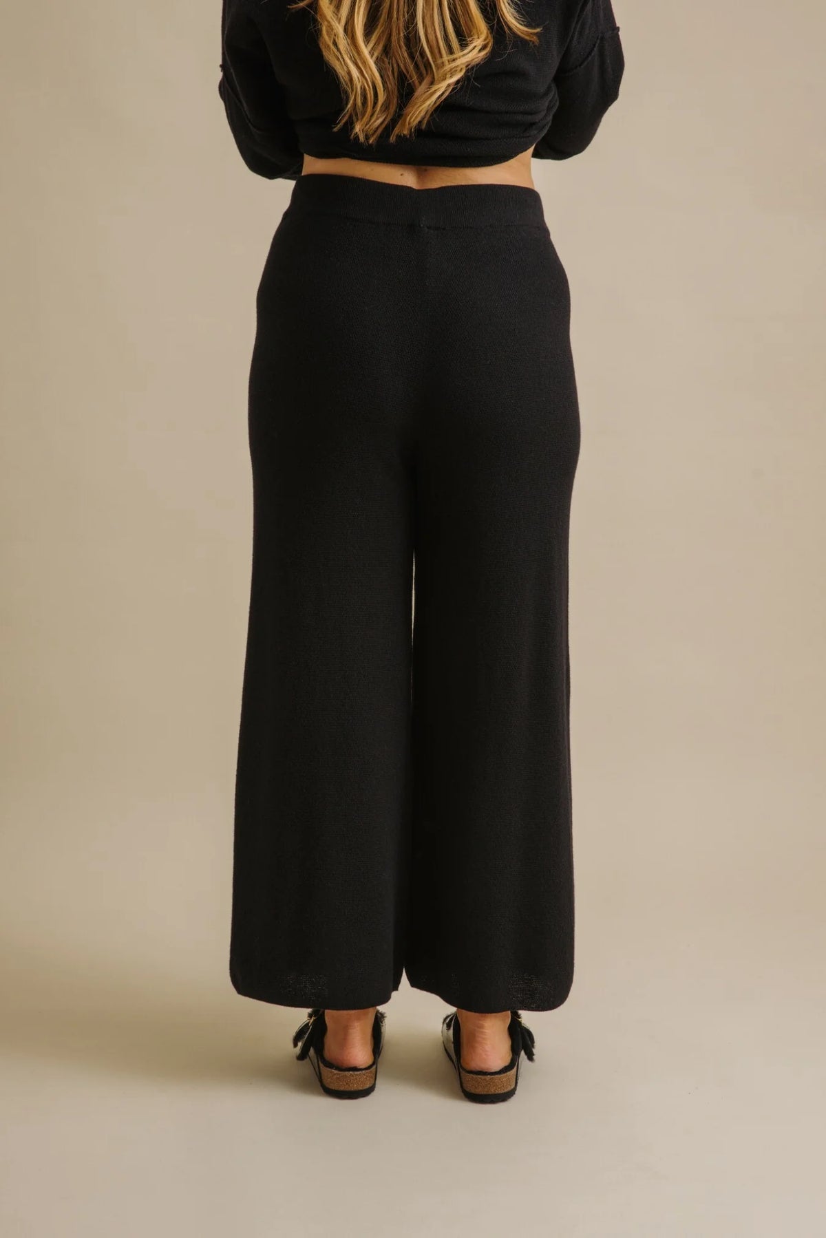 Winter Retreat Merino Cotton Pant - Noir