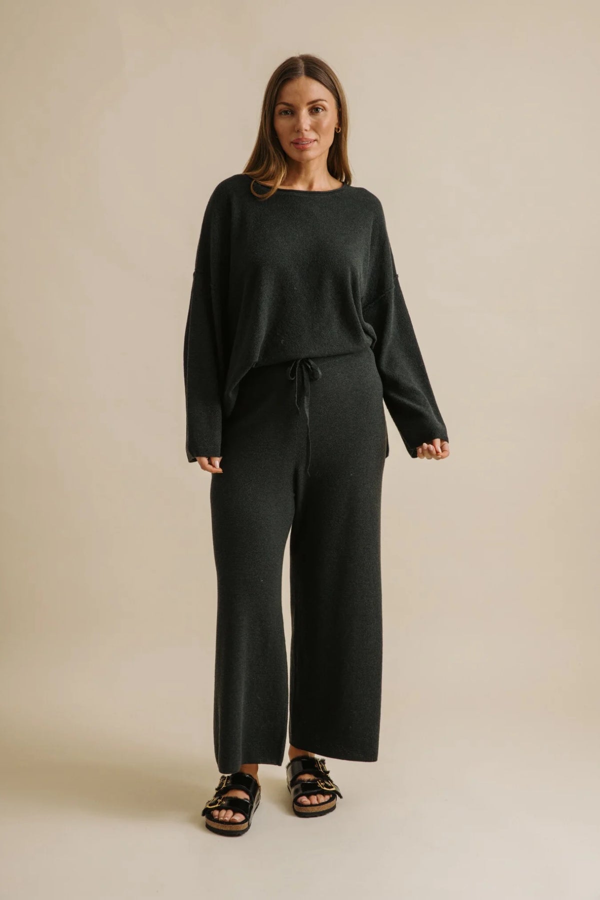 Winter Retreat Merino Cotton Pant - Pine