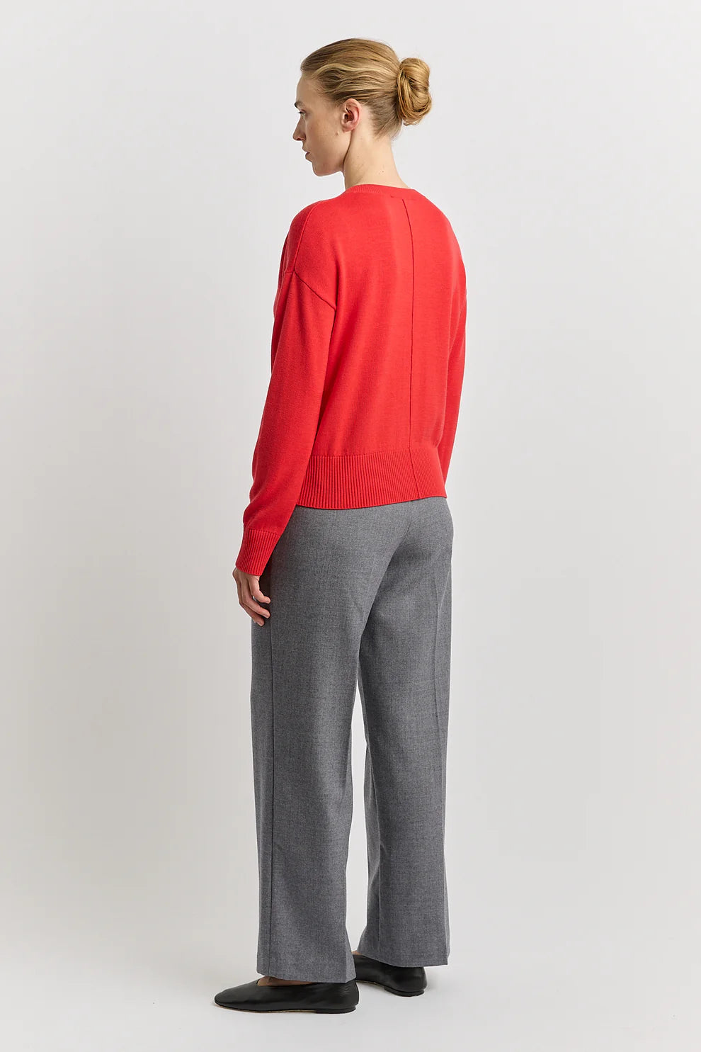 Fine Knit Cardigan - Poppy