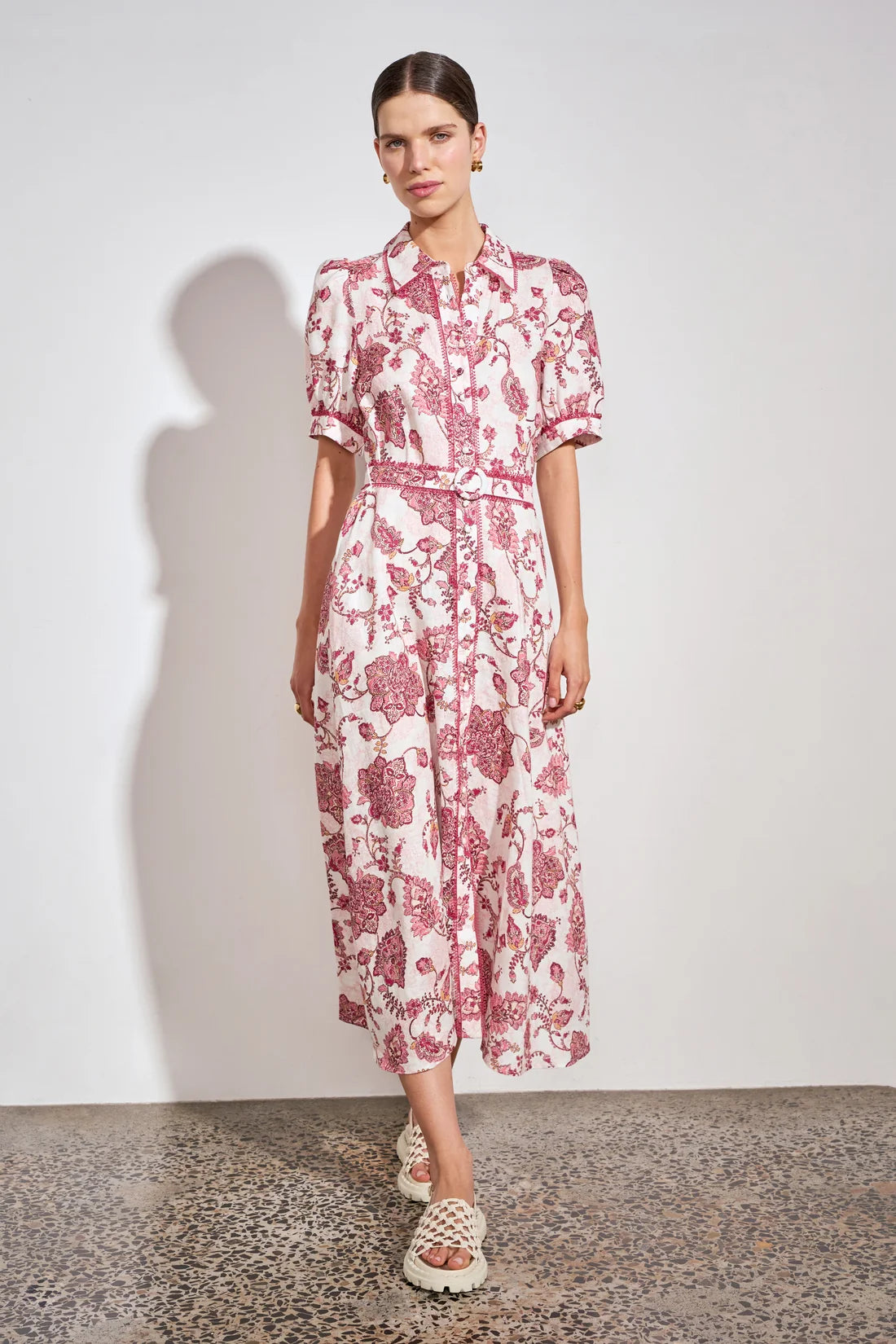 Admire Dress - Rose Paisley