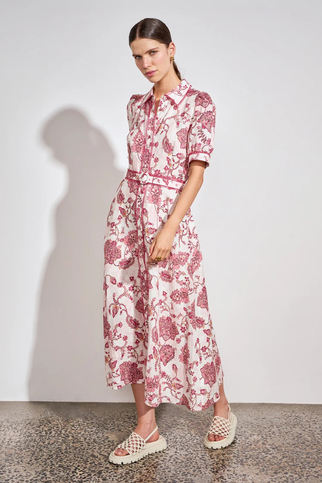 Admire Dress - Rose Paisley