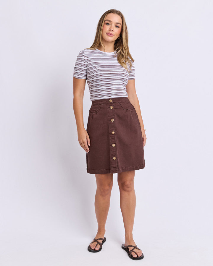 Amanda skirt chocolate