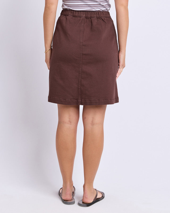 cotton denim skirt