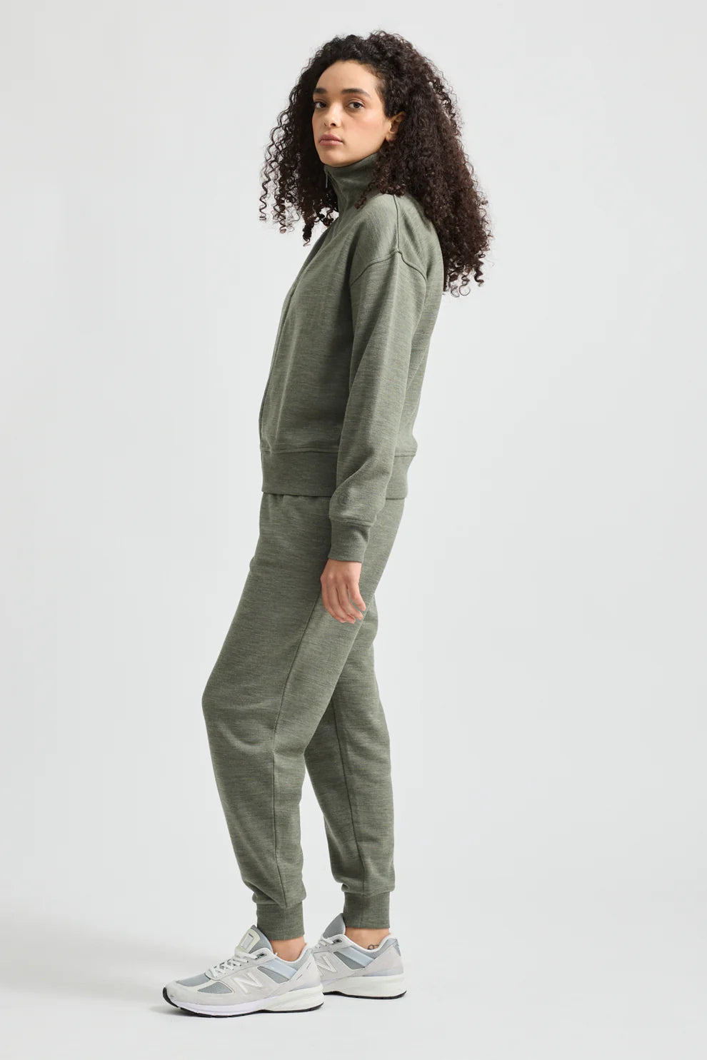 Loung Drawstring Pant - Bay Leaf