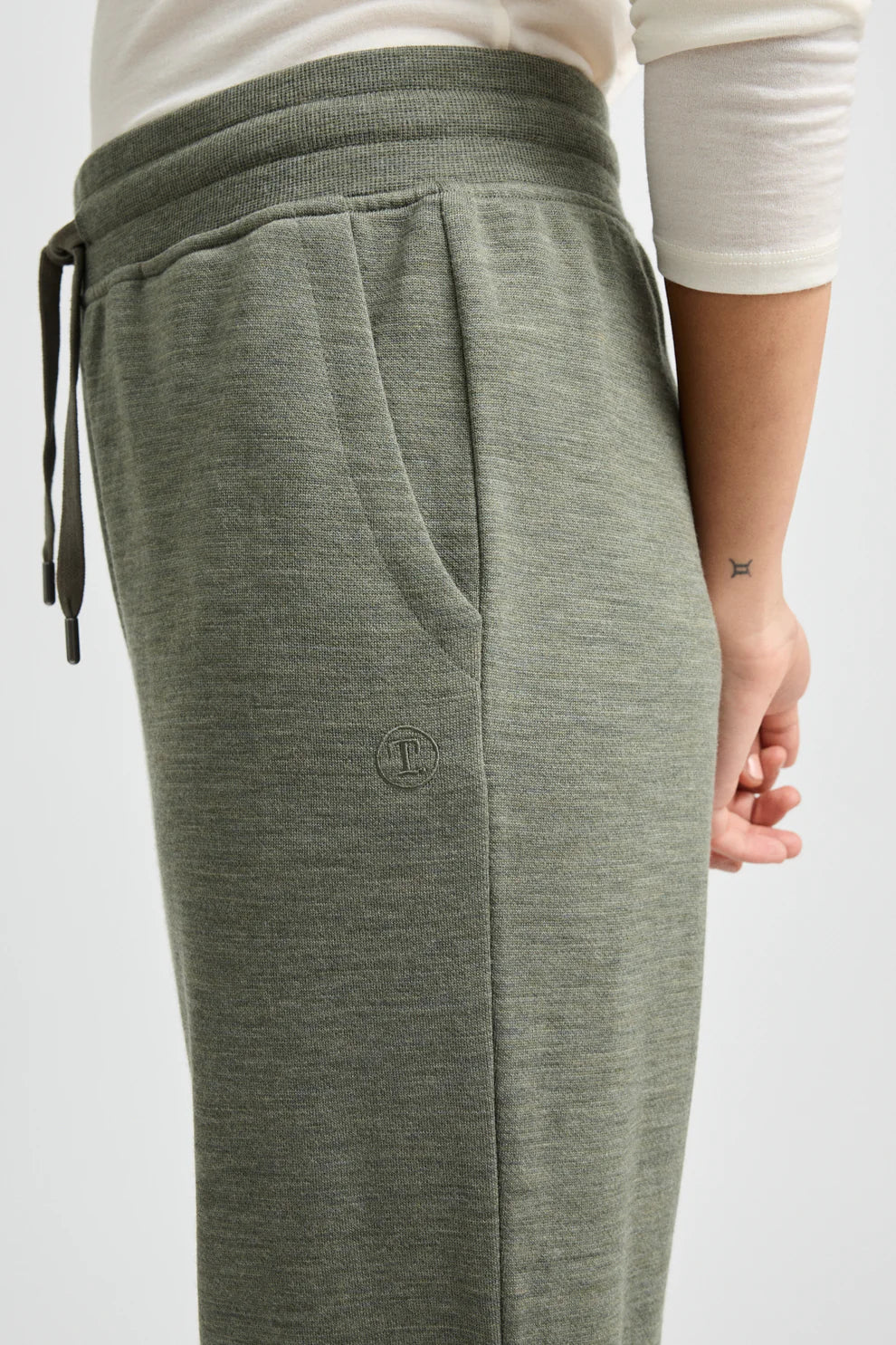 Loung Drawstring Pant - Bay Leaf
