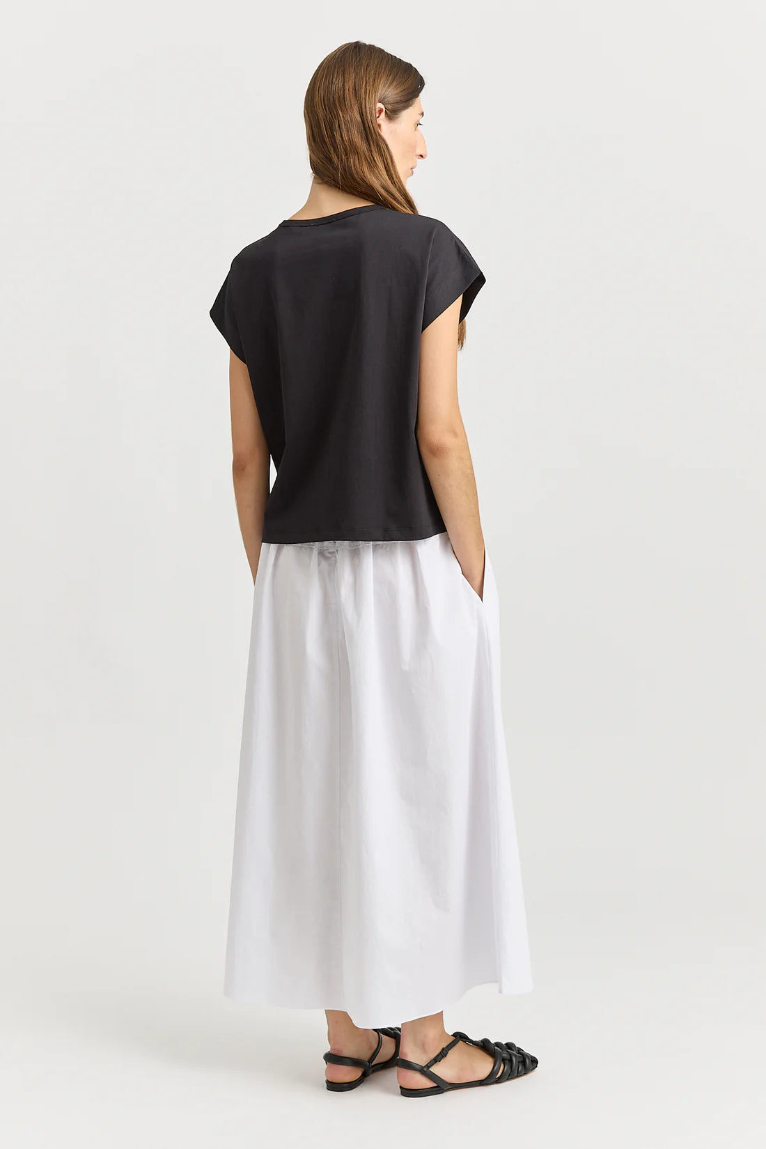 Crew Neck Tank - Black