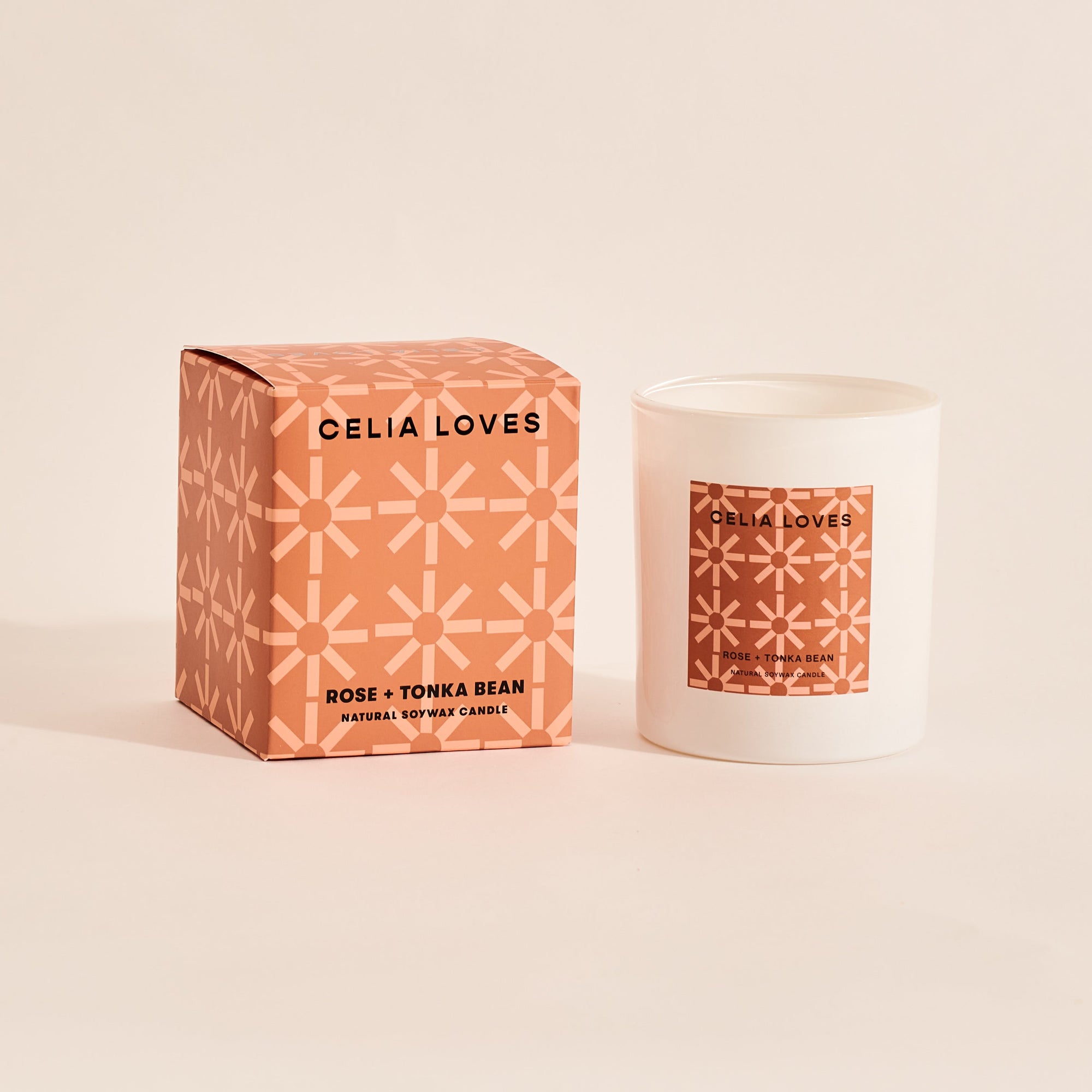 Rose + Tonka Bean Candle