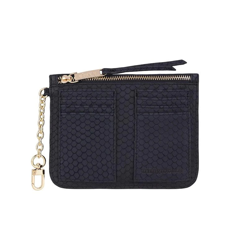 COCO COIN PURSE - NAVY SCALES