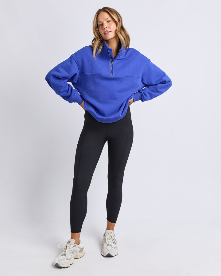 College Zip Crew - Dazzling Blue
