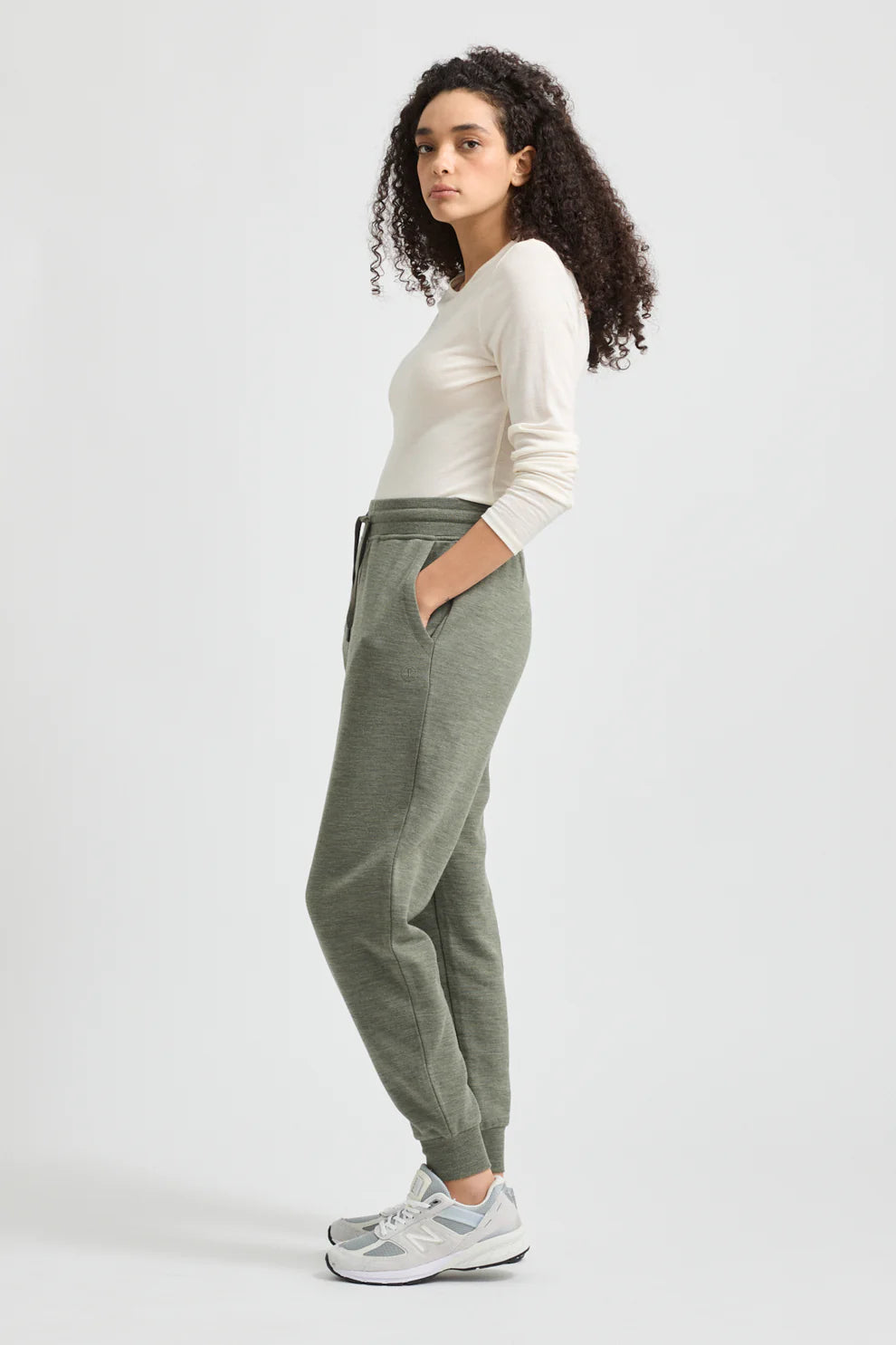 Loung Drawstring Pant - Bay Leaf