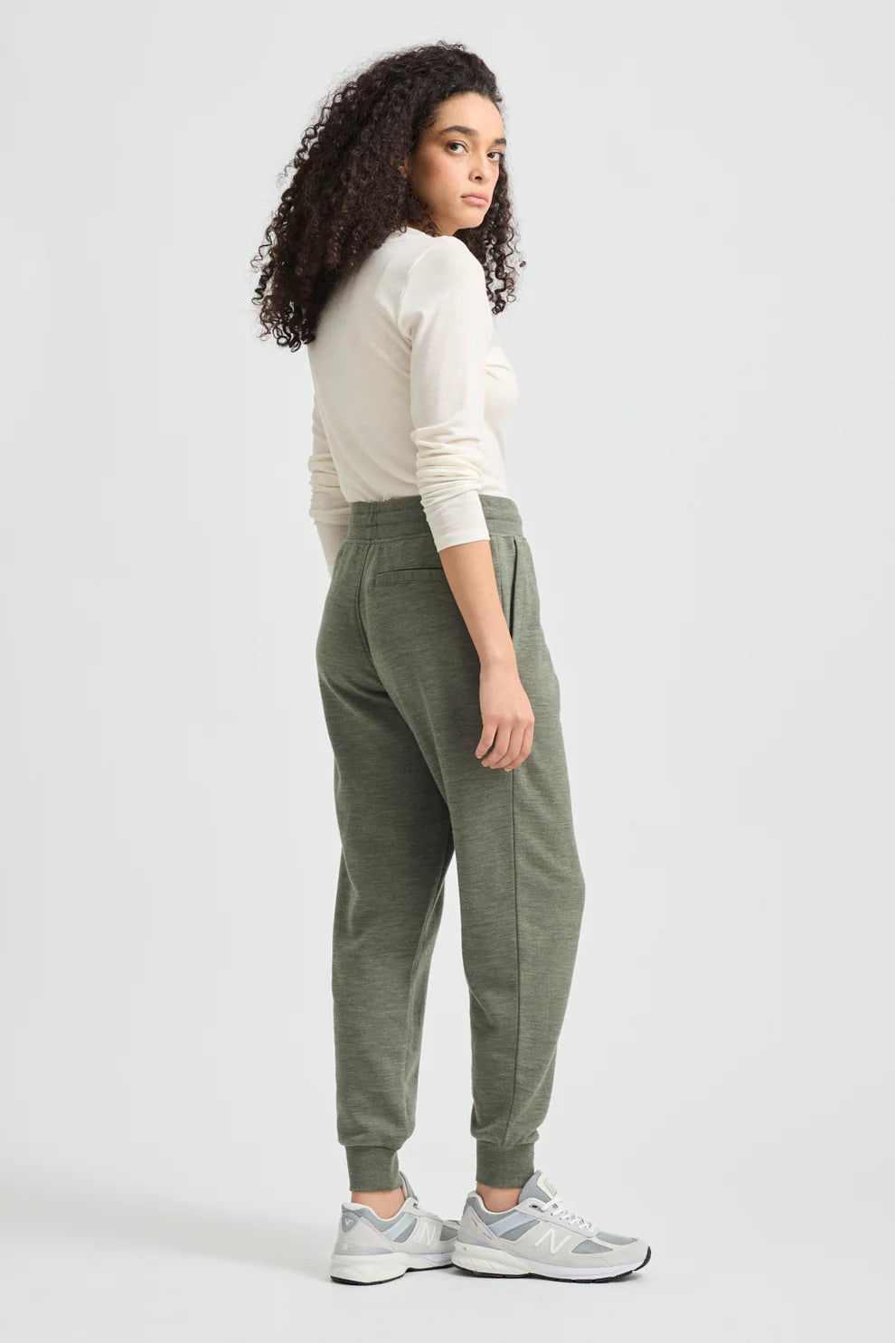 Loung Drawstring Pant - Bay Leaf