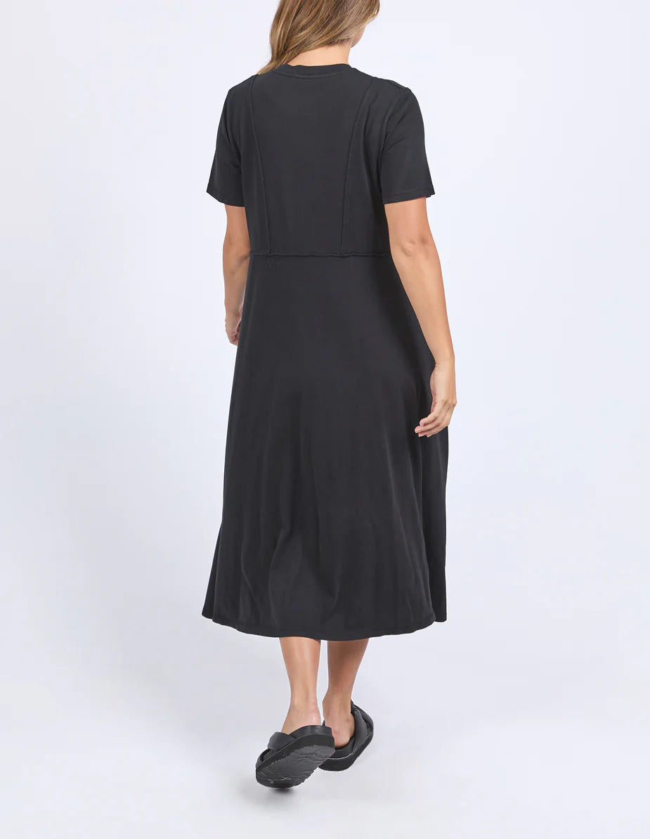Eva Midi Dress - Black