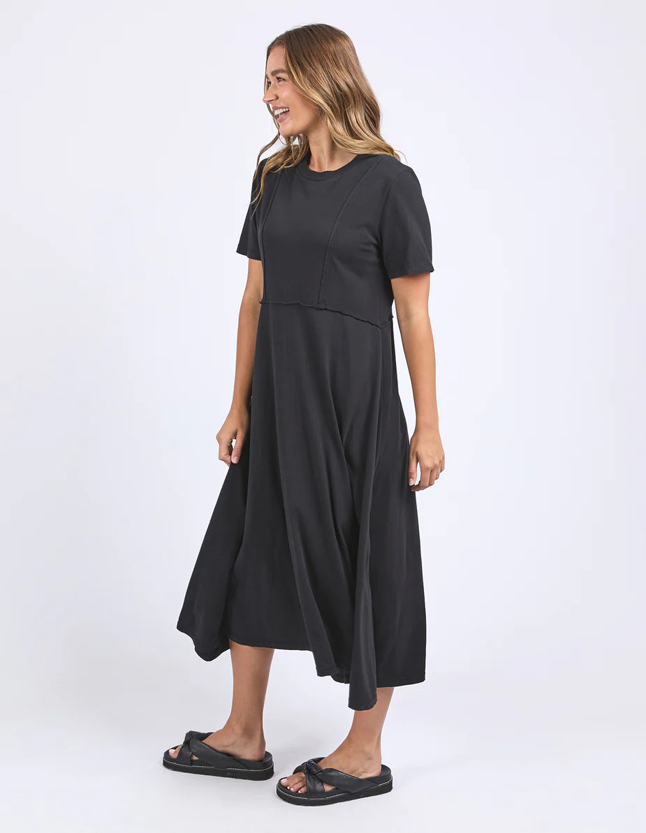 Eva Midi Dress - Black