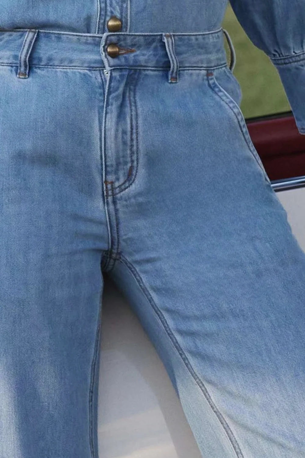 Flint Jean - Light Washed Denim