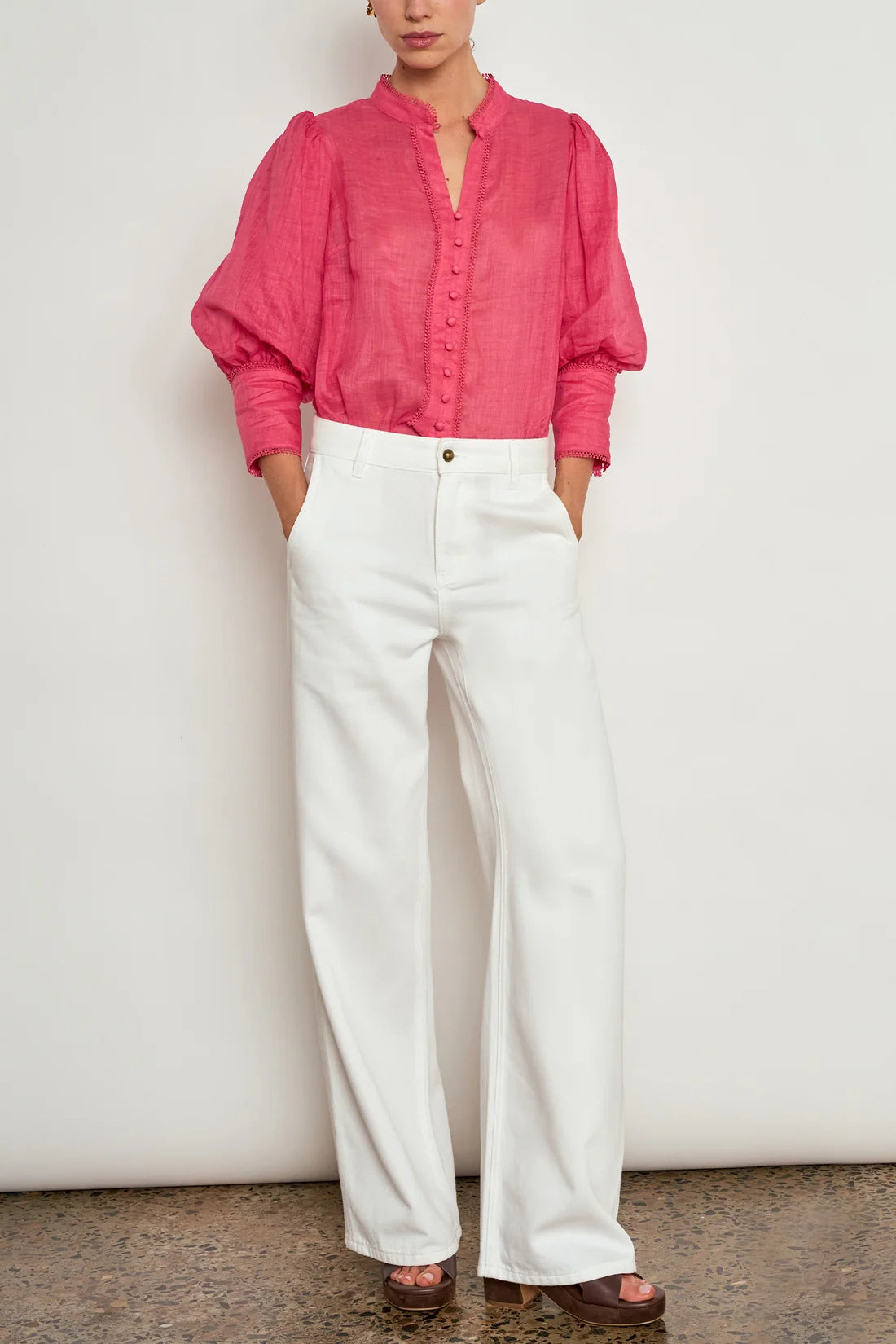 Zoe Kratzmann white jeans