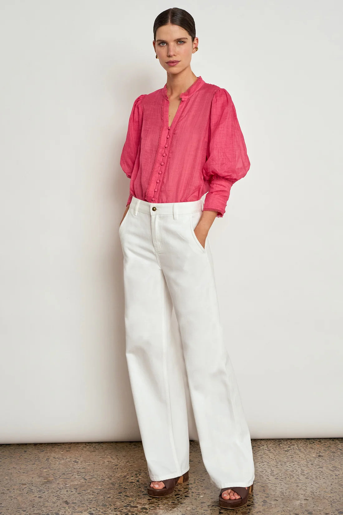 high rise straight jean