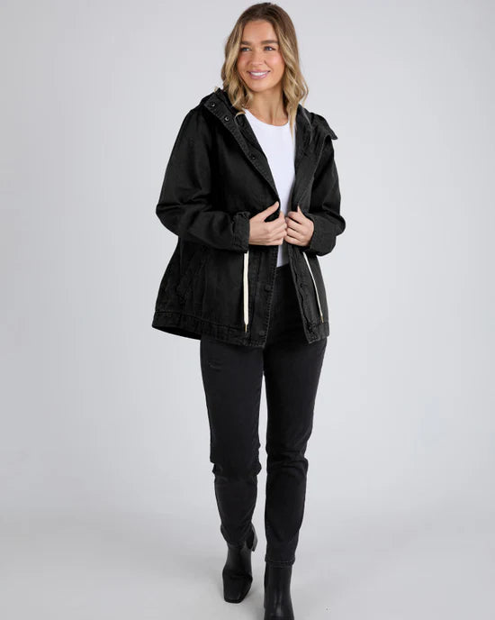 Kingston Anorak - Washed Black