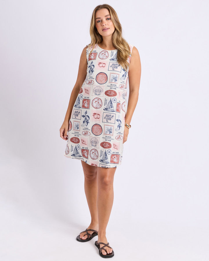 Foxwood French Riviera Dress - Vintage White
