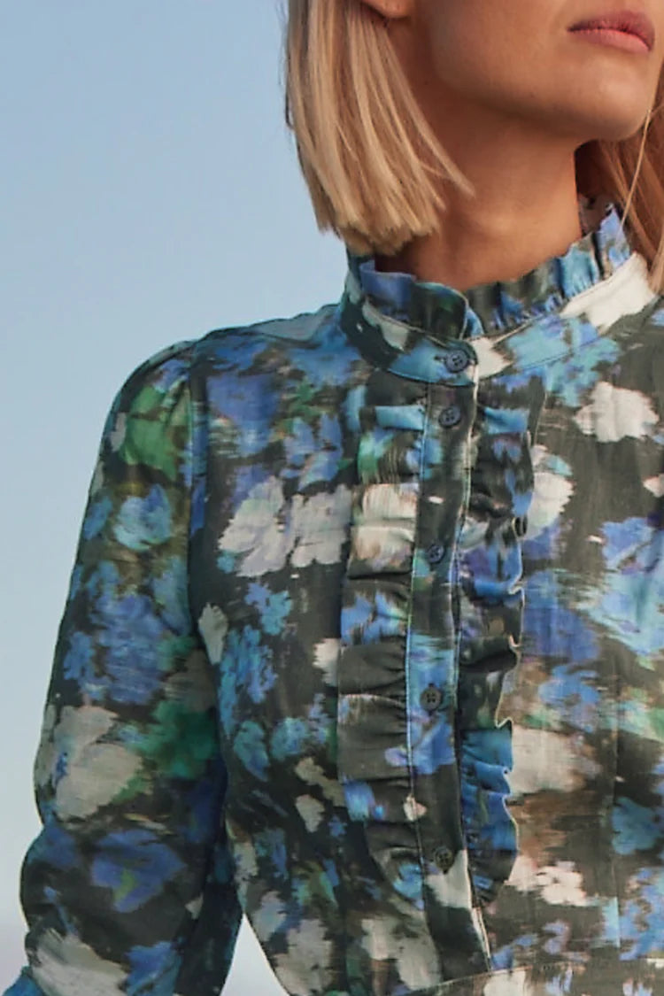 Graduate Dress - Forest Blur