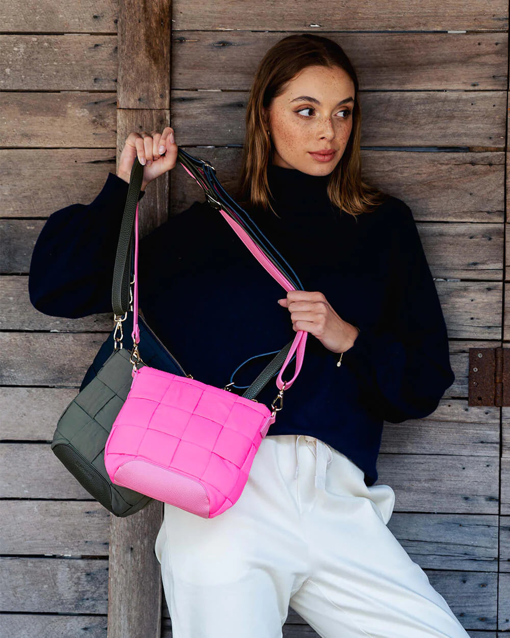 Boston Crossbody - Hot Pink