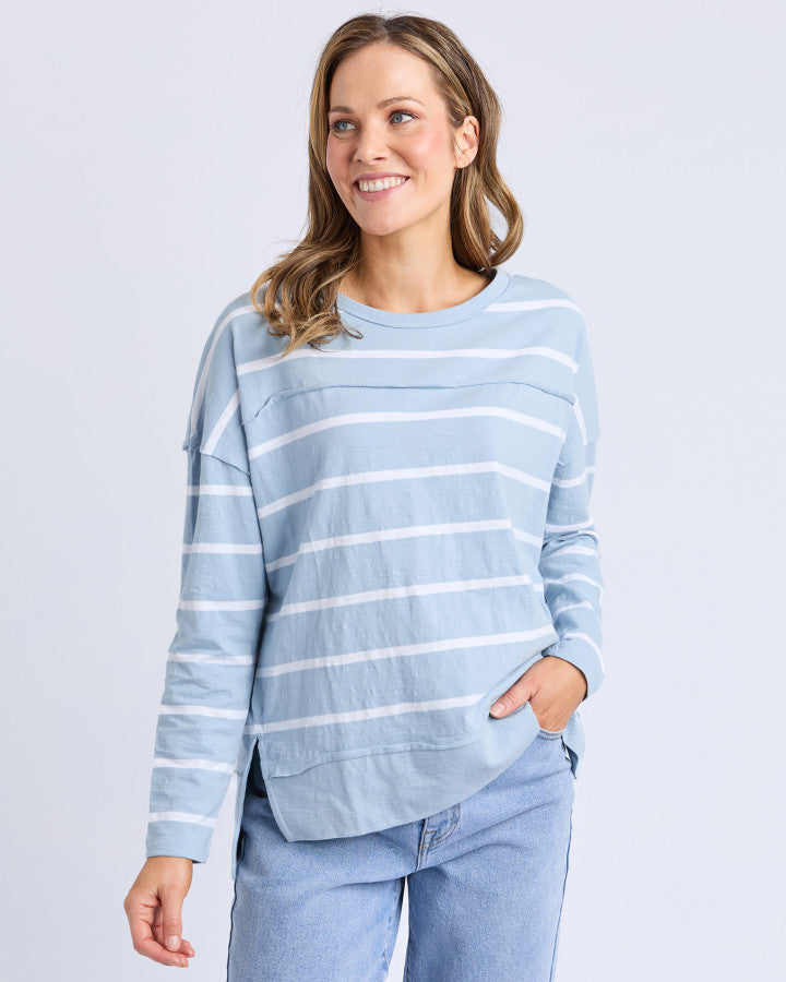 Jayne Stripe Throw On Top 