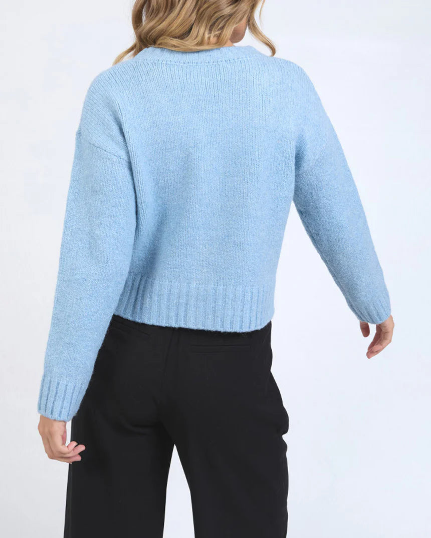 Jensen Button Cardi - Celestial Blue
