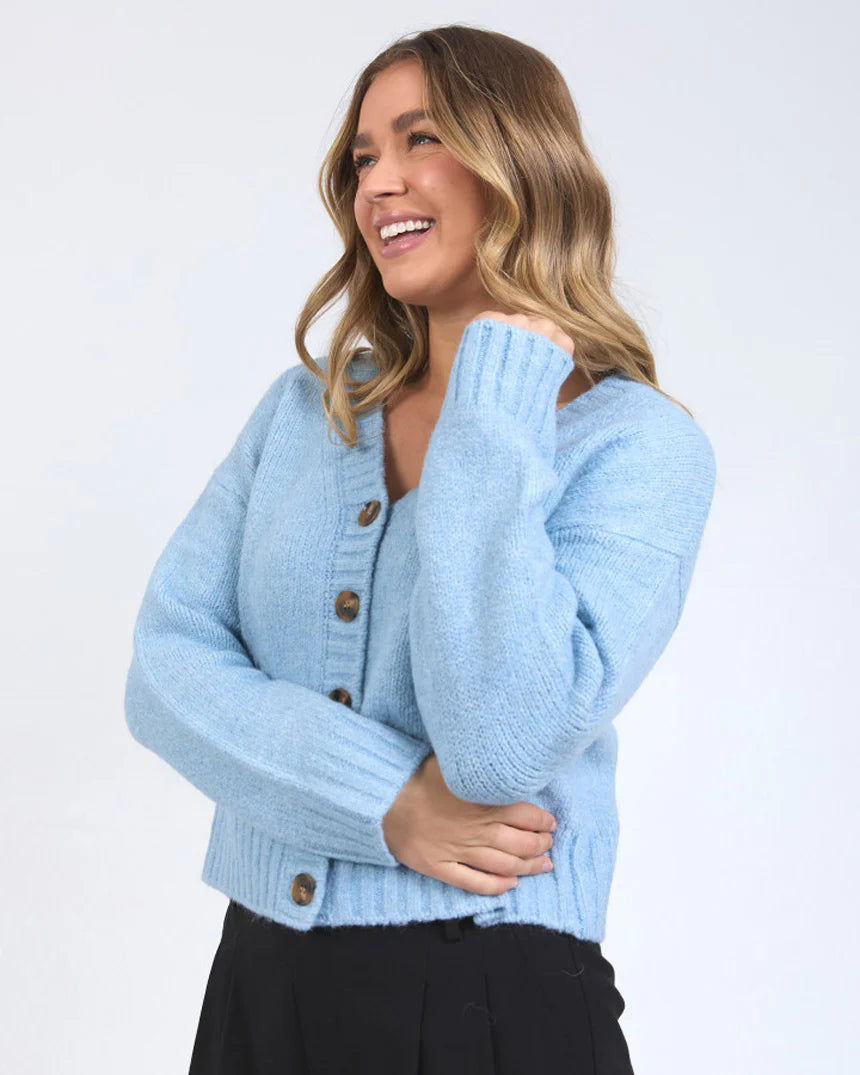 Jensen Button Cardi - Celestial Blue
