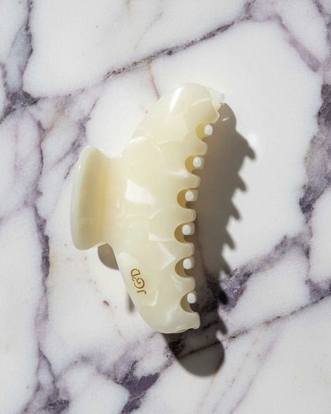 Yoyo Hair Clip - Cream