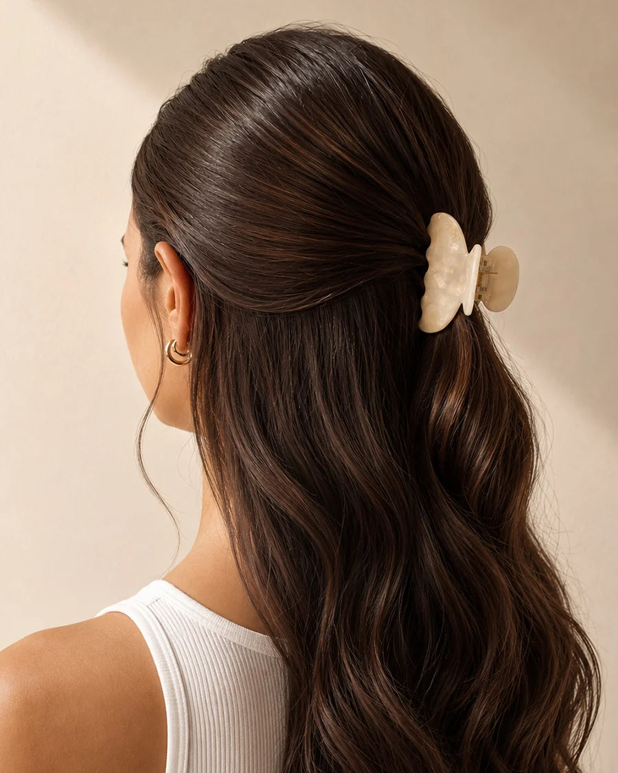 Kate Hair Clip Small - Cream