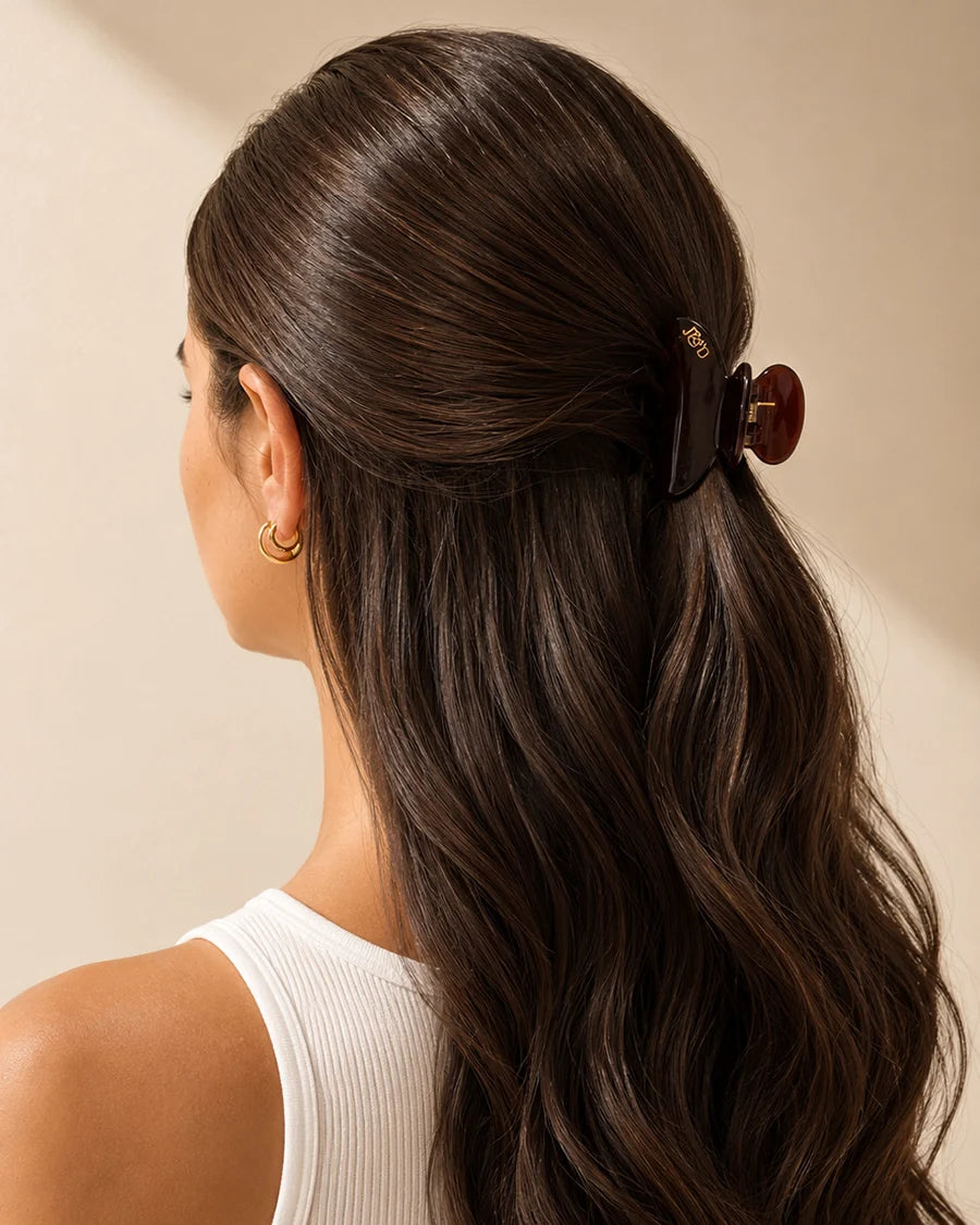 Kate Hair Clip Small - Espresso
