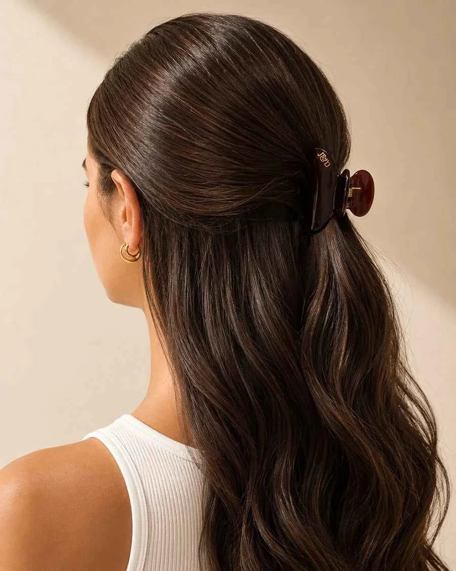 Kate Hair Clip Small - Espresso