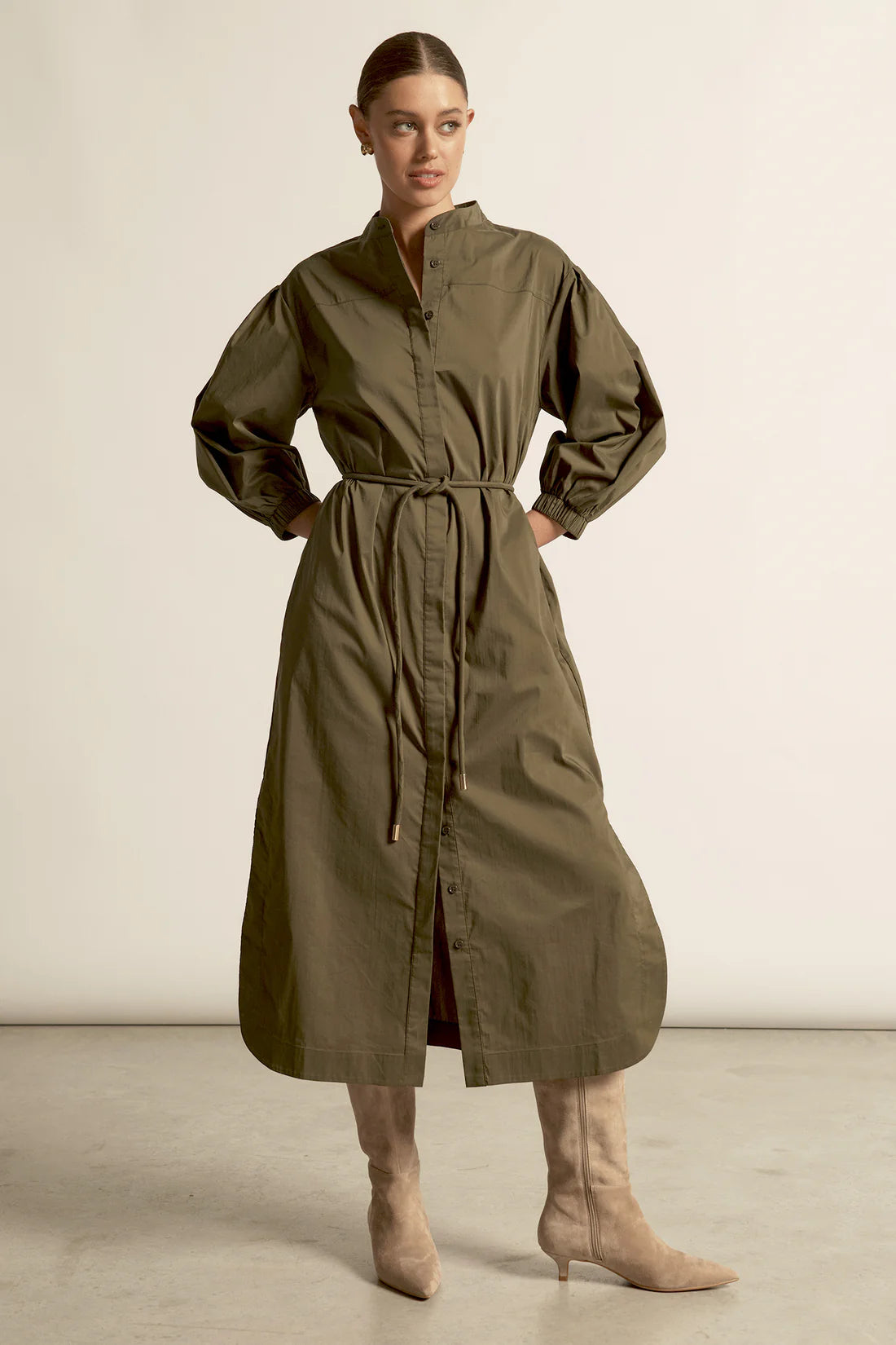 Jubilant Dress - Olive