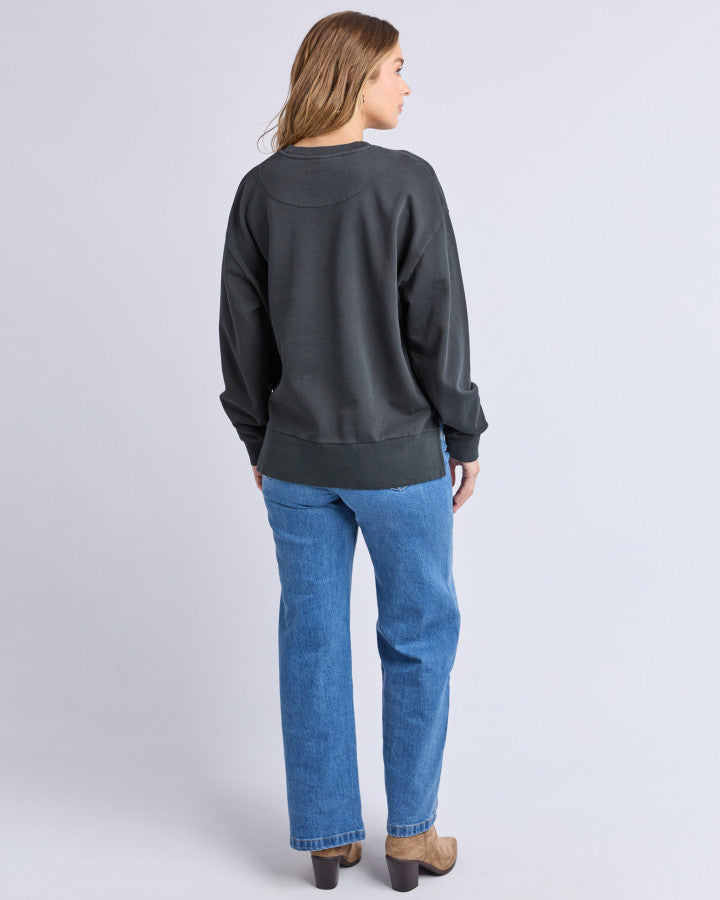Relaxed cotton sweatshirt