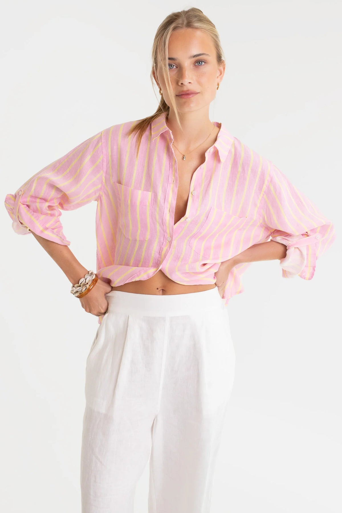 Pink Linen shirt