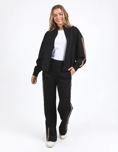 London Zip Thru - Black