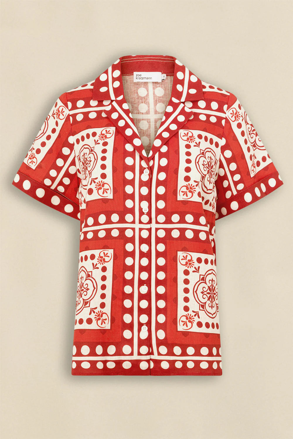 Lumen Top - Poppy Scarf