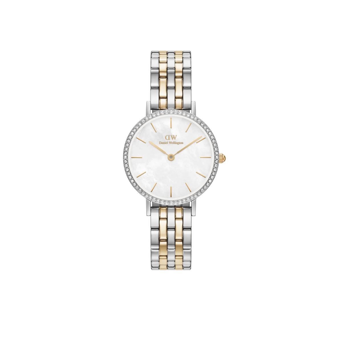 Petite Lumine Bezel 5-Link Two-Tone MOP